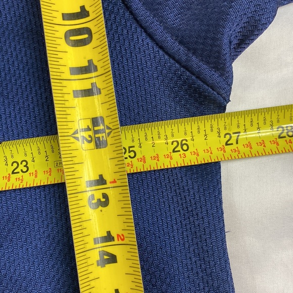 Vintage Pro Player Georgetown Navy Blue Mesh Button Athletic Jacket - Picture 2 of 16